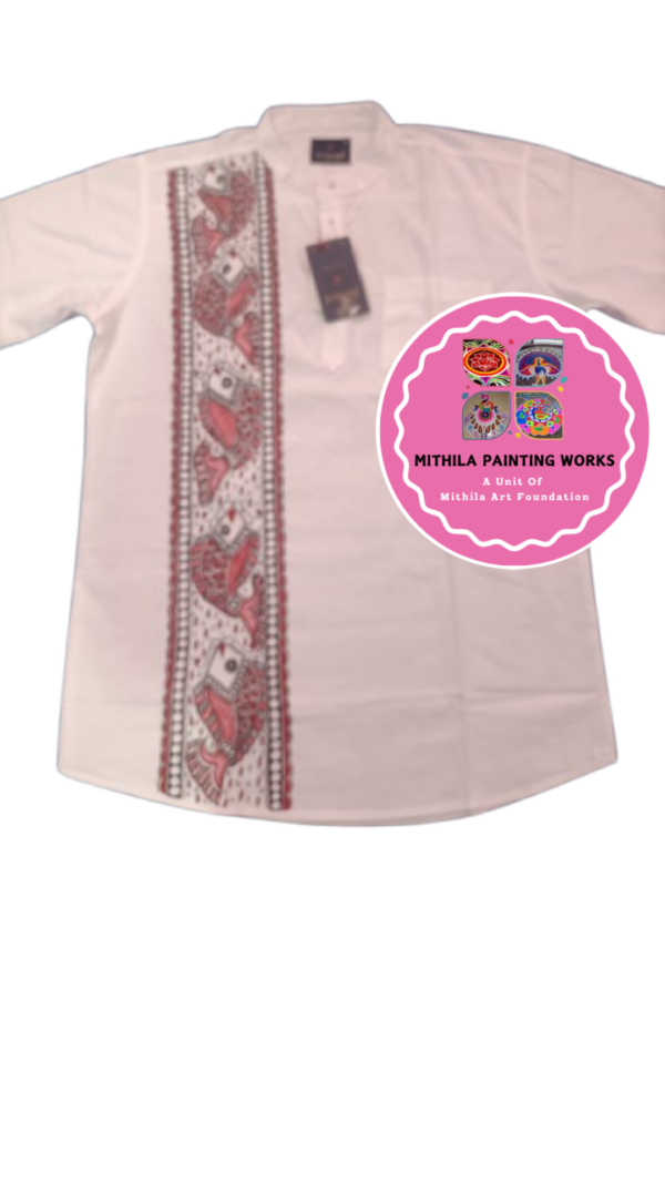 Madhubani Handpainted Cotton Kurtas - Image 2